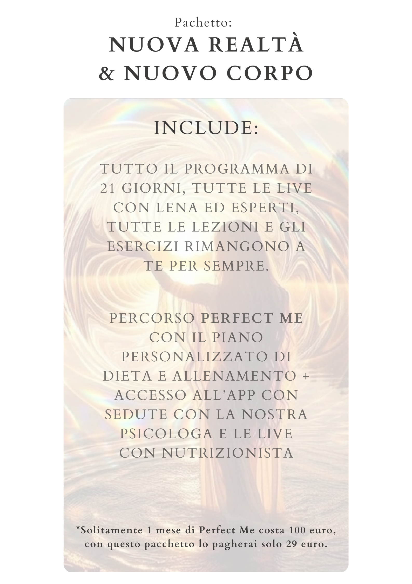 Nuova realtà & Nuovo corpo
