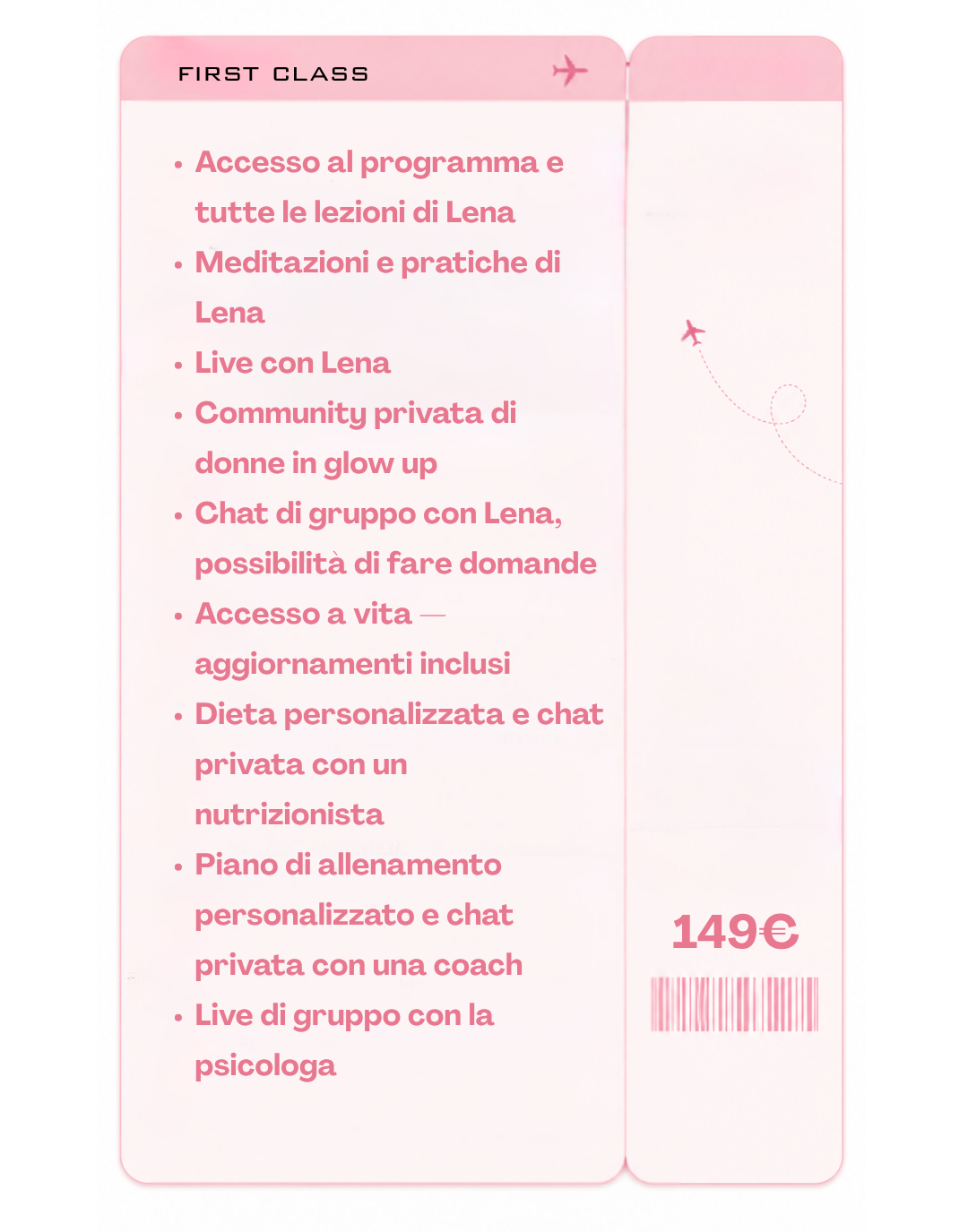 Glow Up estivo FIRST CLASS