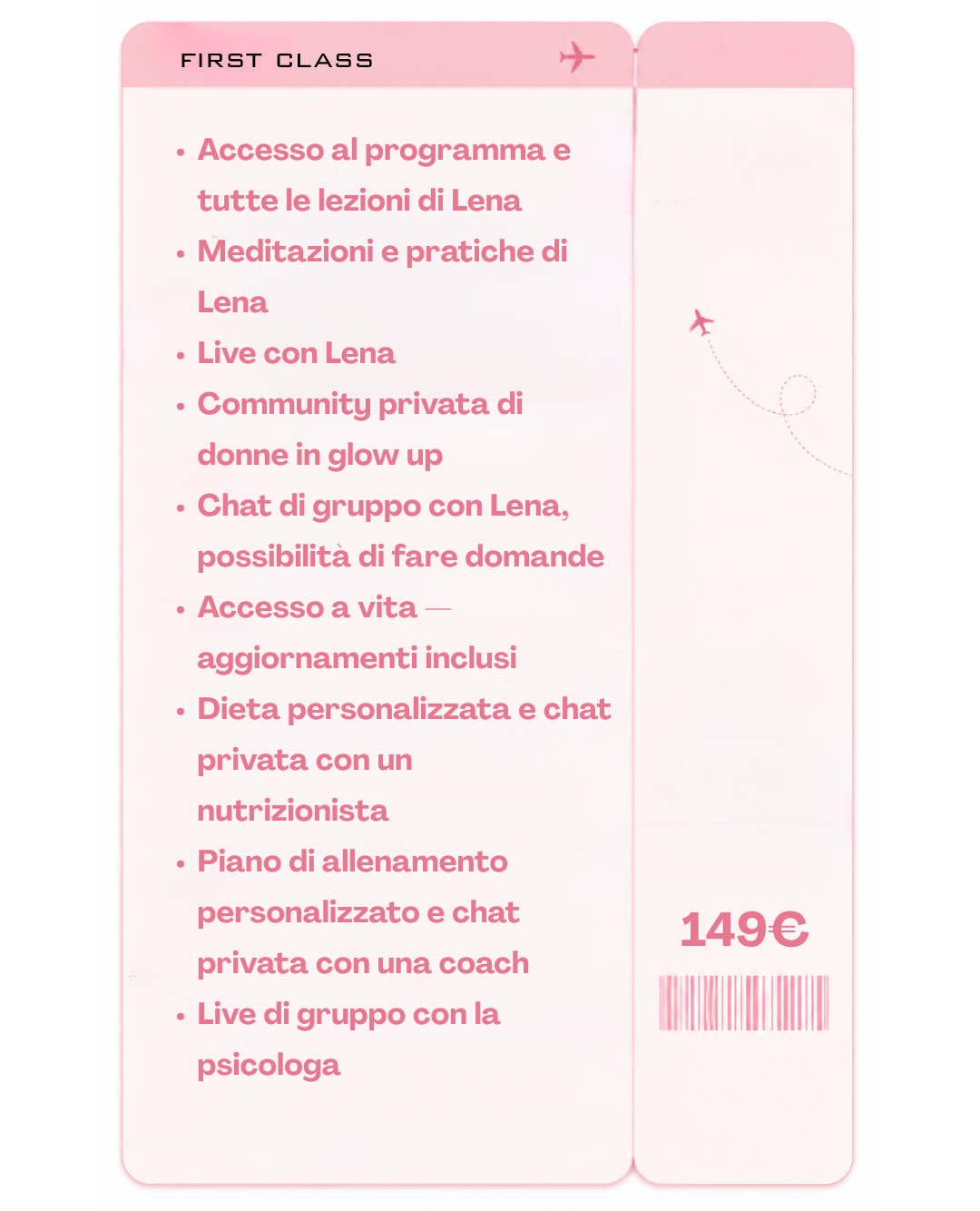 Glow Up estivo FIRST CLASS